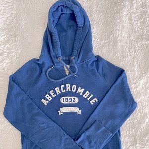 Abercrombie & Fitch hooded blue sweater size L